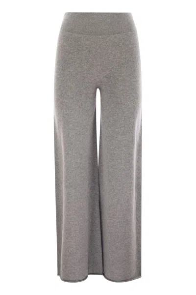 VANISÉ VANISÉ CASHMERE WIDE-LEG TROUSERS