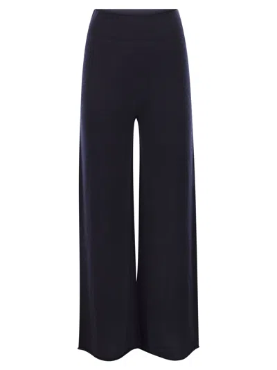 Vanisé Cashmere Wide-leg Trousers In Multi