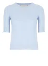 Vanisé Coco Cashmere Sweater In Celeste