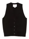 Vanisé Cashmere V-neck Cardigan In Black
