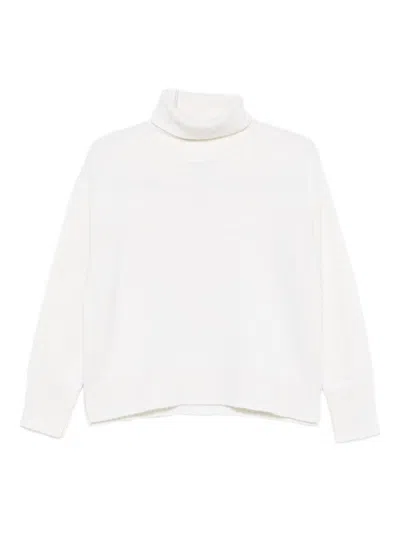 VANISÉ CREAM KNIT SWEATER WITH TURTLENECK