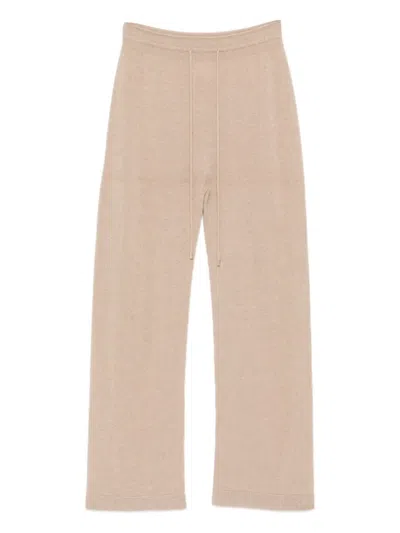 Vanisé Drawstring-waist Trousers In Neutral