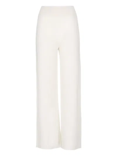 Vanisé Elasticated-waistband Trousers In White