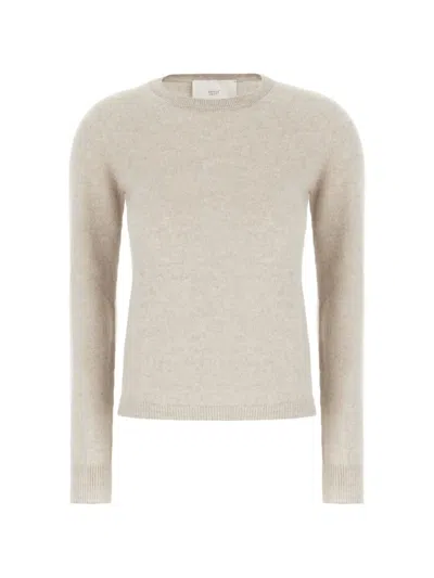 Vanisé Fine-knit Crew-neck Sweater In Neutral