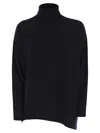 Vanisé Cashmere Turtleneck Sweater In Black