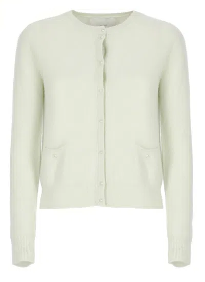 VANISÉ GREEN CASHMERE CARDIGAN