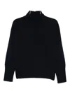 Vanisé High-neck Boxy Jumper In Black