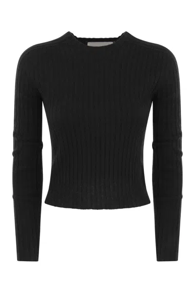 Vanisé Woman Sweater Black Size 4 Mohair Wool, Polyamide, Elastane