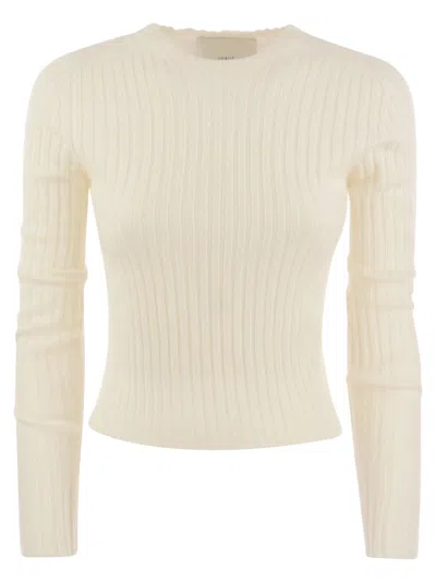 VANISÉ VANISÉ LULU RIBBED CROPPED CASHMERE KNITWEAR