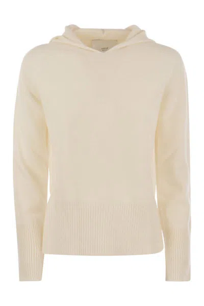 VANISÉ VANISÉ MARINA - CASHMERE SWEATER WITH HOOD