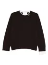 Vanisé Merino Wool And Cashmere Sweater In Brown