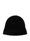 Vanisé Nadine Wool Beanie Hat In Black
