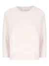 Vanisé Cashmere Sweater Crew Neckline In Pink