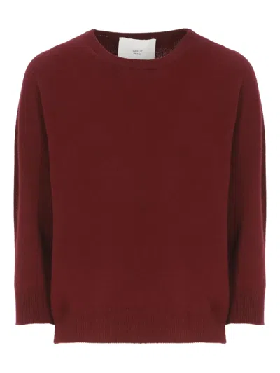 VANISÉ RIBBED-TRIM CREW-NECK SWEATER