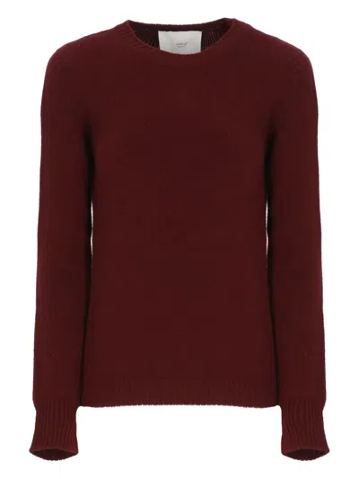 VANISÉ RIBBED-TRIM CREW-NECK SWEATER
