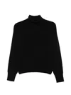 ROLL-NECK CASHMERE SWEATER