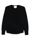 Vanisé Soft Cashmere Sweater With Relaxed Fit In Black