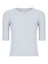 Vanisé Light Blue Cashmere Sweater In Blue