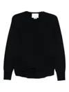 Vanisé Soft Cashmere Sweater With Relaxed Fit In Black
