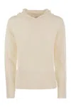Vanisé Ivory Cashmere Sweater In Beige