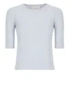 Vanisé Light Blue Cashmere Sweater In Blue