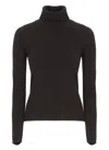 Vanisé Cashmere Turtleneck Sweater Long Sleeves In Brown