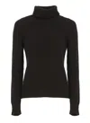 Vanisé Cashmere Turtleneck Sweater Long Sleeves In Brown