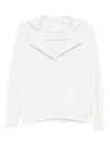 Vanisé Creamy Panna Sweater With Relaxed Fit In White