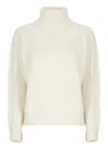 Vanisé Merino Wool And Cashmere Sweater In Neutral