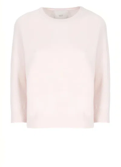 Vanisé Cashmere Sweater Crew Neckline In Pink