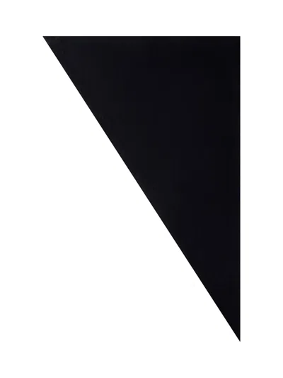 Vanisé Triangular Kitty Print Scarf In Notte