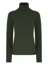 Vanisé Turtleneck Cashmere Sweater In Green
