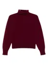 Vanisé Turtleneck Cashmere Sweater In Red