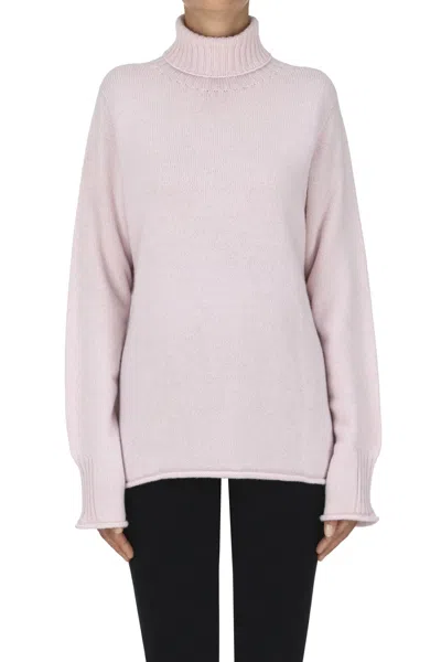 Vanisé Turtleneck Pullover In Pink