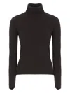Vanisé Cashmere Turtleneck Sweater Long Sleeves In Brown