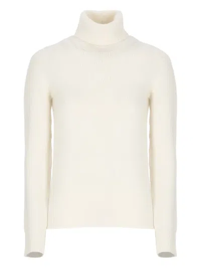 VANISÉ TURTLENECK RIBBED-TRIM SWEATER