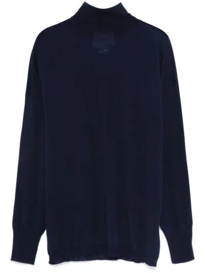Vanisé Turtleneck Sweater In Blue