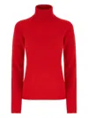 Vanisé Turtleneck Sweater In Red