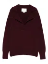 Vanisé Merino Wool And Cashmere Sweater In Red