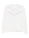 Vanisé Creamy Panna Sweater With Relaxed Fit In White