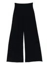 Vanisé Wide-leg Trousers In Black