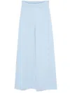 Vanisé Wide-leg Trousers In Blue