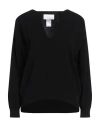 Vanisé Woman Sweater Black Size 8 Viscose, Polyester In Black