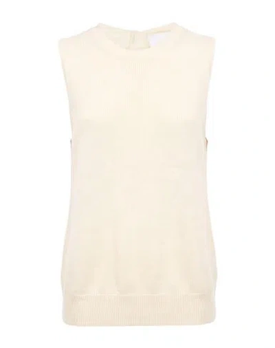 Vanisé Woman Sweater Cream Size 6 Virgin Wool, Cashmere In White