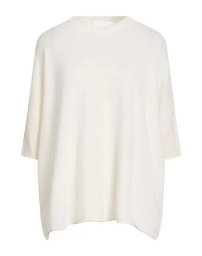 Vanisé Woman Sweater Cream Size Onesize Cashmere In White