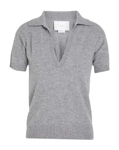 Vanisé Woman Sweater Grey Size 8 Cashmere In Gray