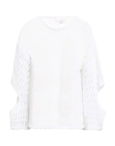 Vanisé Woman Sweater White Size 8 Cotton