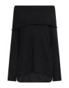 Vanisé Woman Turtleneck Black Size 4 Cashmere In Black