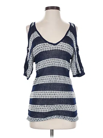 Pre-owned Vanity 3/4 Sleeve T-shirt In Blue