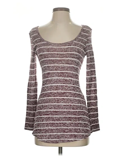 Pre-owned Vanity Casual Dress In Burgundy